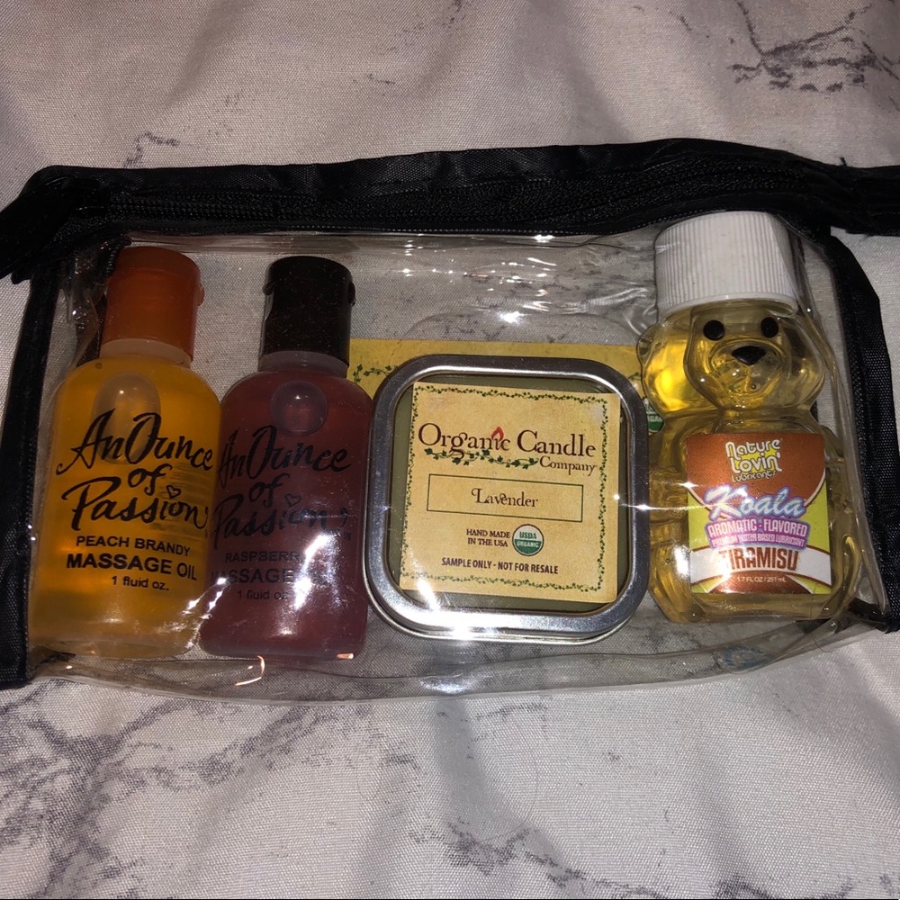 Organic candle couples intimate set!